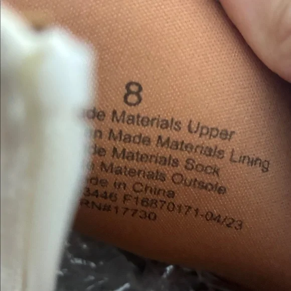 Cream Rhinestone Booties - Picture 9 of 10